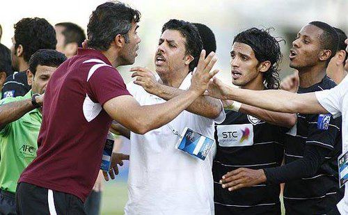 غیرت احمد عابدزاده برای پرسپولیس/عکس