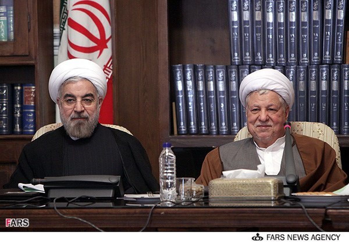 هاشمی و روحانی د رکنار هم/تصاویر