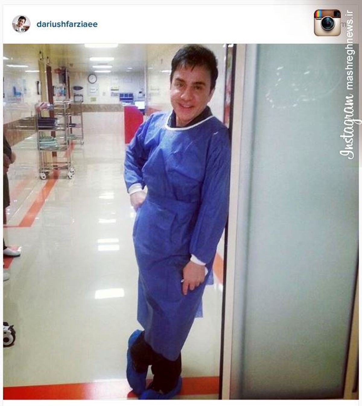 عموپورنگ در بیمارستان+عکس