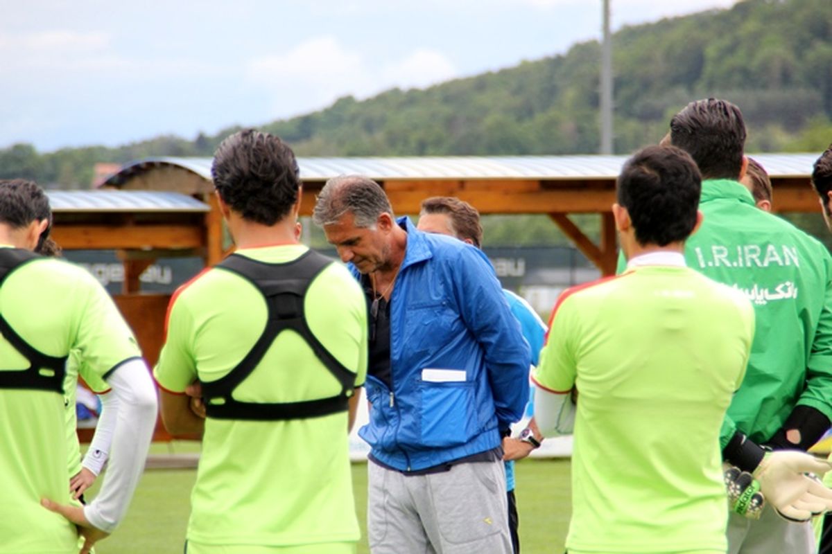 آخرین تمرین تیم ملی در اتریش/تصاویر