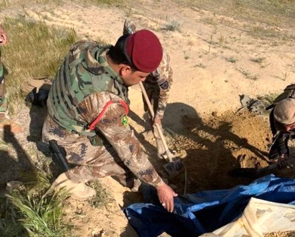 کشف گور جمعی در غرب الانبار