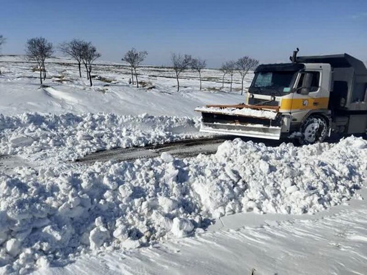  ارتفاع برف در فیروزکوه به ۲متر رسید