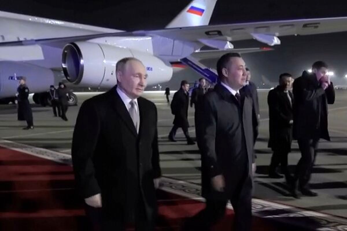 پوتین به قرقیزستان رفت
