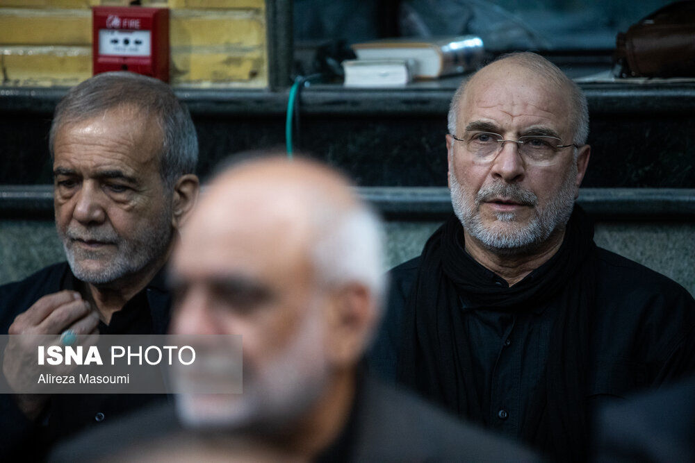 تصاویر: قالیباف و پزشکیان در مراسم گرامیداشت فرماندهان شهید قرارگاه مرکزی خاتم الانبیاء