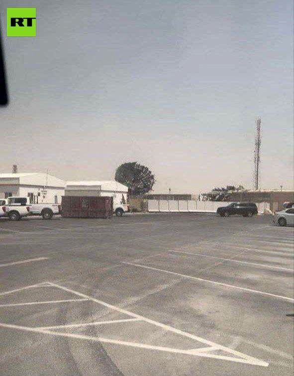 اولین تصاویر منتشر شده از خسارات وارده بر رادار آمریکایی در پایگاه العدید، پس از حملات موشکی ایران