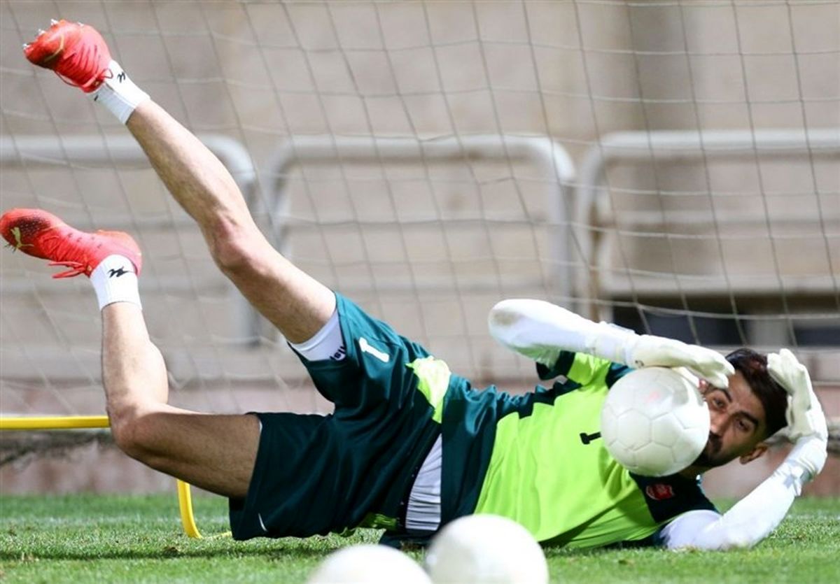 بازگشت بیرانوند به تمرینات گروهی پرسپولیس