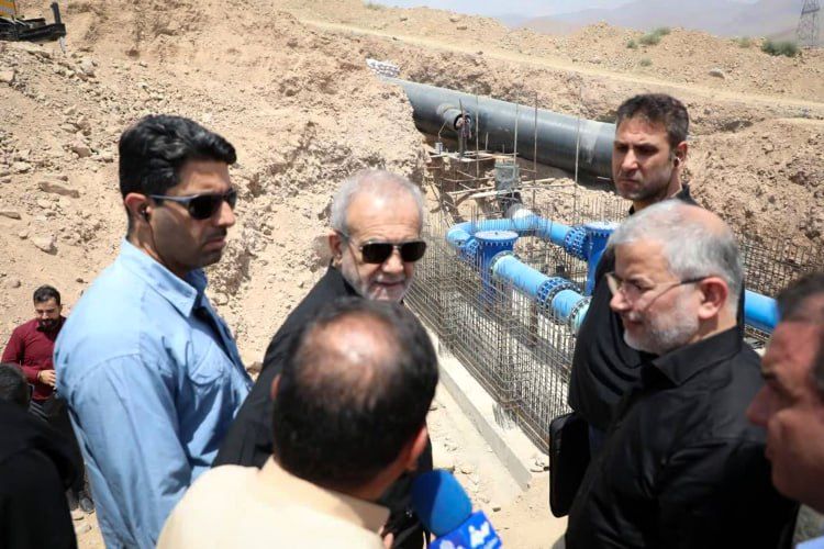 هشدار پزشکیان برای تامین آب شرب پایتخت/حمایت قاطع دولت از پروژه آزادراه شمالی‌