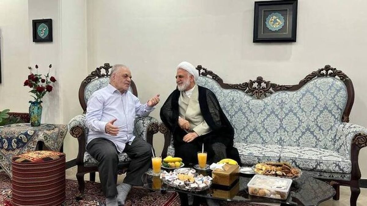 عیادت رئیس قوه قضاییه از عزت‌الله مطهری +عکس