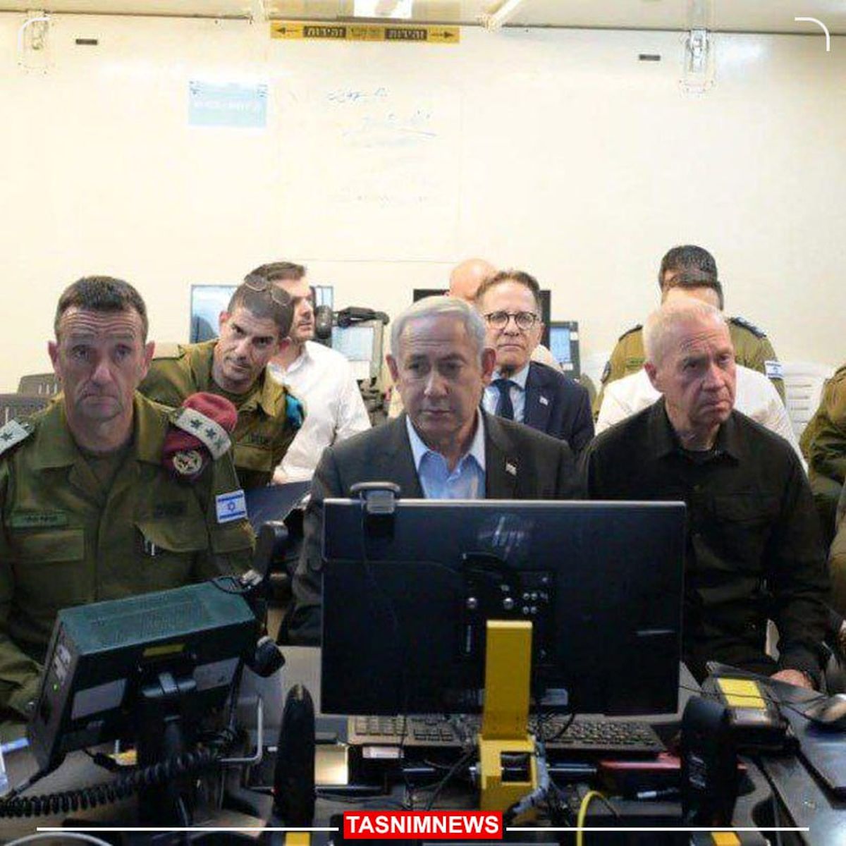 حضور «نتانیاهو» در اتاق عملیات جنین