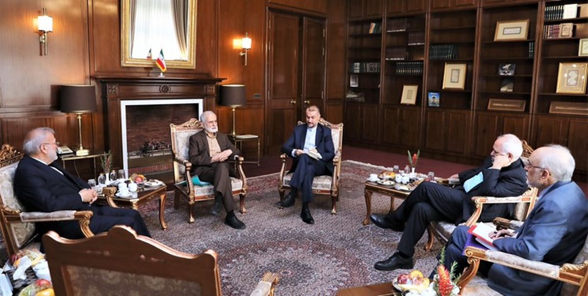 وزرای خارجه قدیم و جدید ایران دور هم جمع شدند