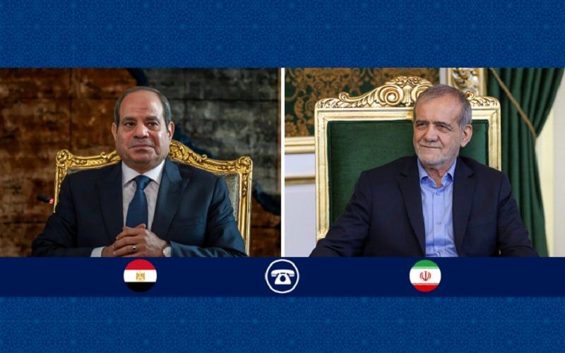 السیسی در گفت‌وگو با پزشکیان: تشدید تنش اسرائیل علیه ایران، امنیت و ثبات خاورمیانه را تهدید می‌کند