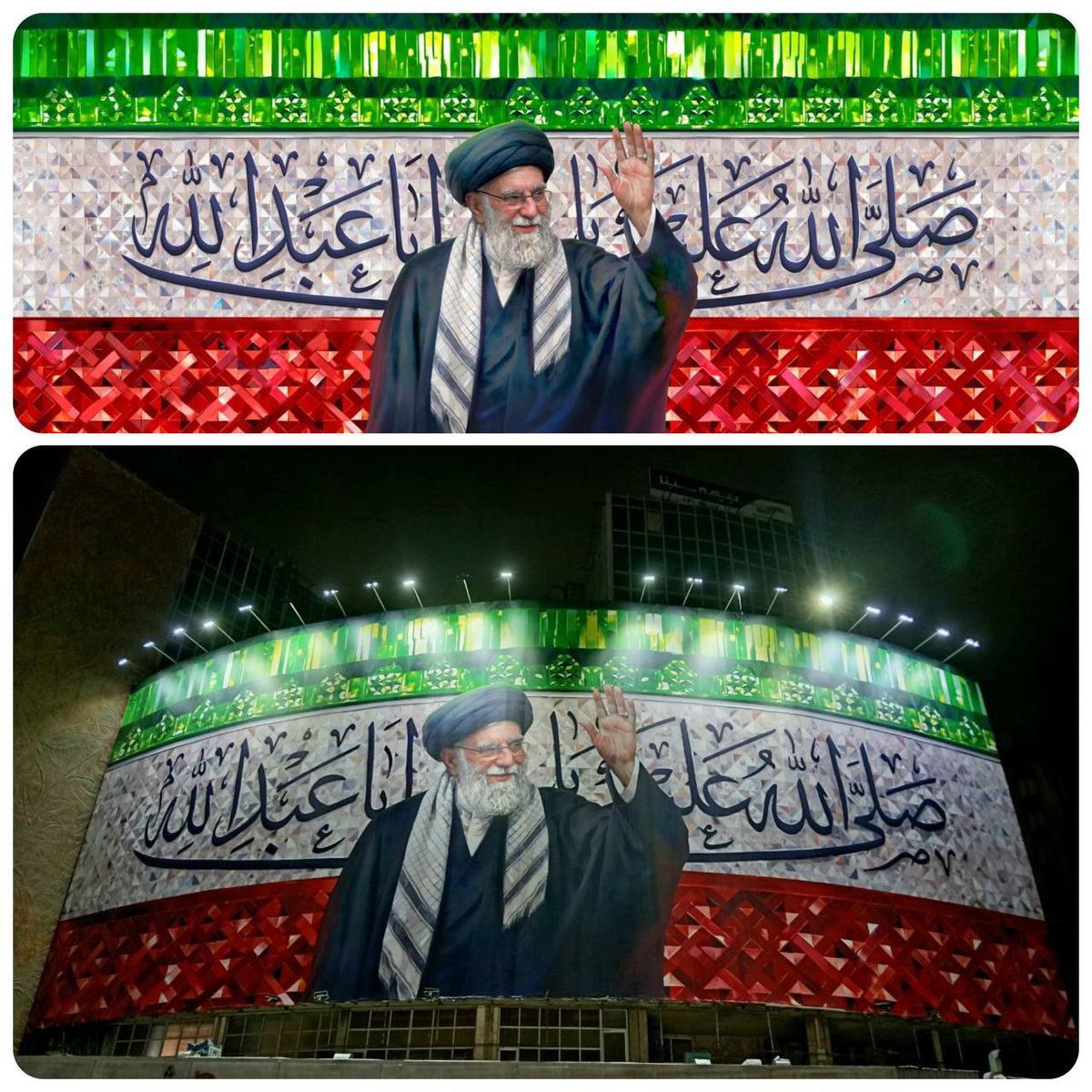 «ای مهر رخشان»؛ جدیدترین دیوارنگاره میدان ولیعصر (عج)