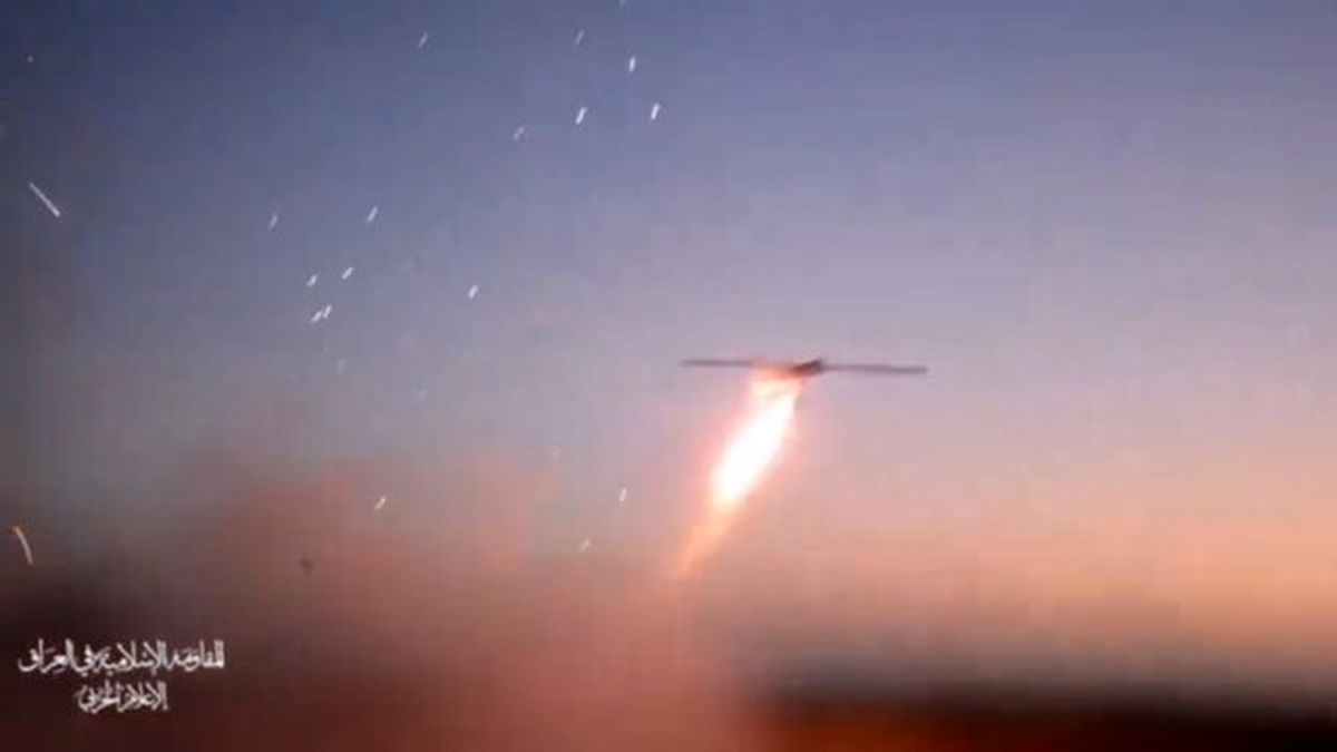 
حمله مقاومت عراق به پایگاه پهپادی رژیم صهیونیستی