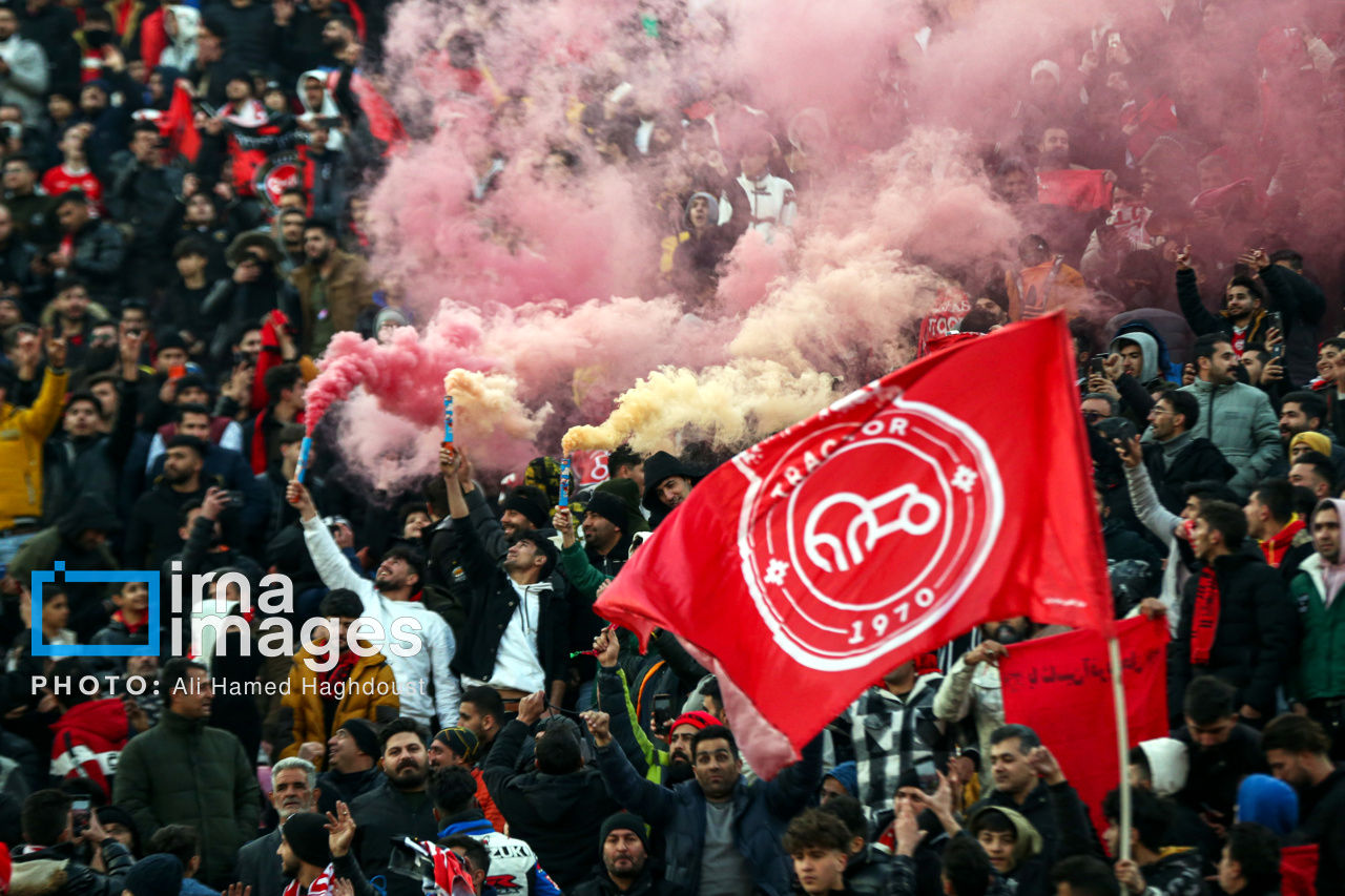 تصاویر بازی هیجانی تراکتور و هوادار