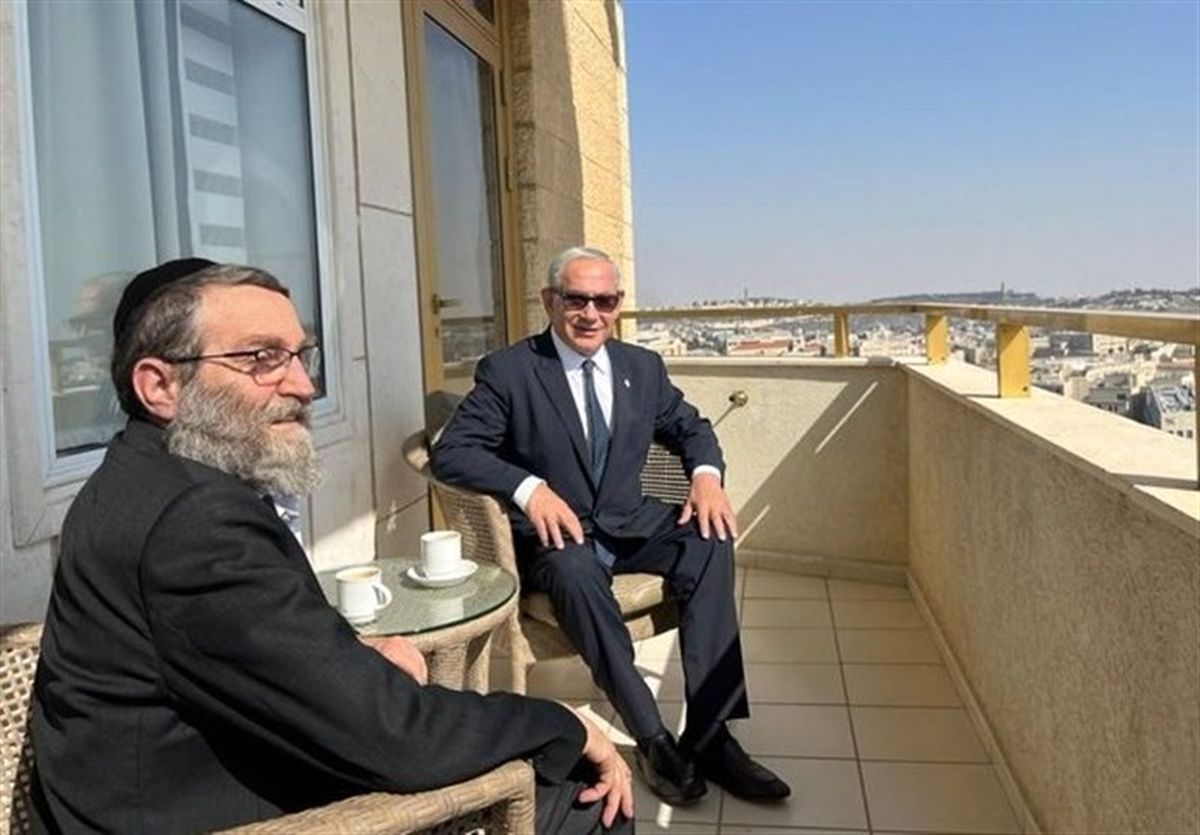 تصاویر لو رفته نتانیاهو از هتلی در بیت‌المقدس