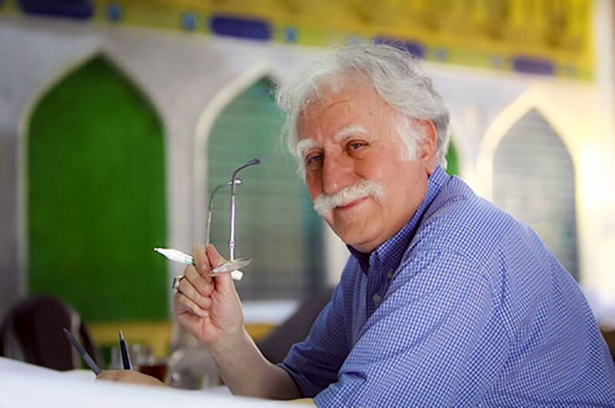 دستخط استاد فرشچیان برای محل خاکسپاری +عکس