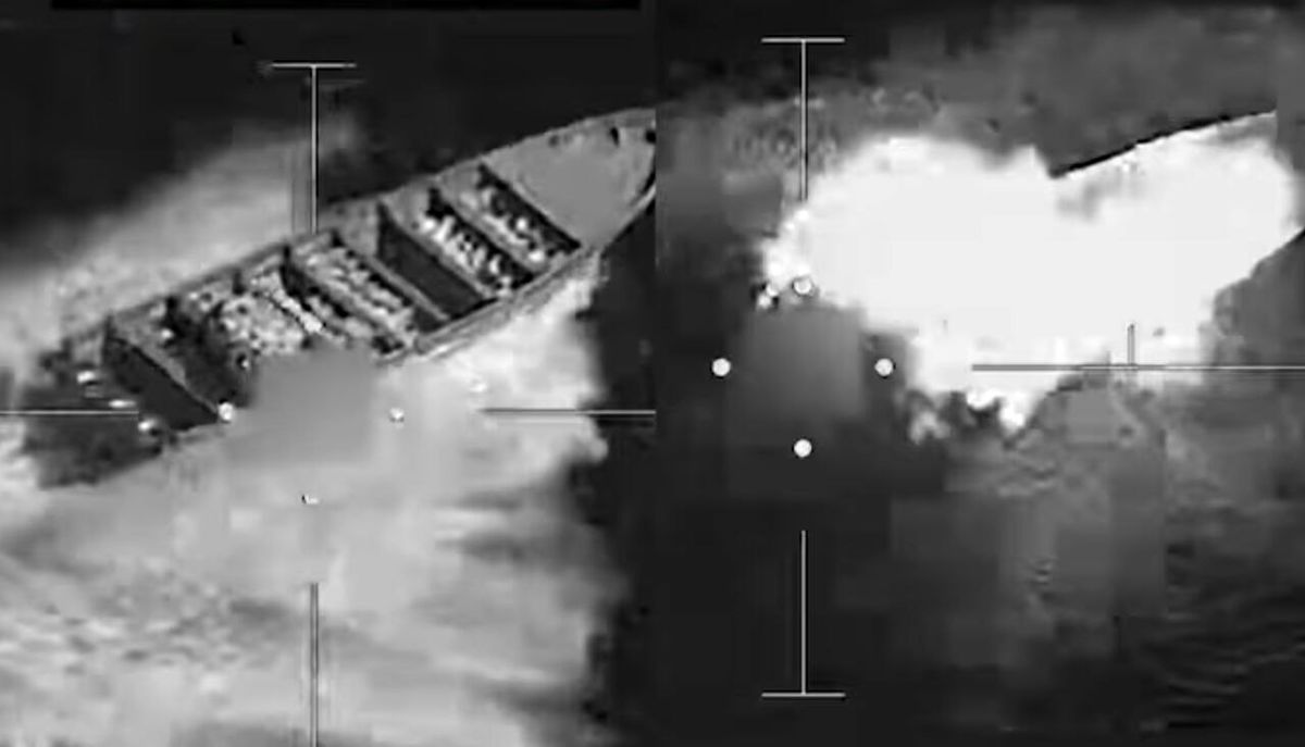 حمله آمریکا به یک قایق در اقیانوس آرام با ۳ کشته