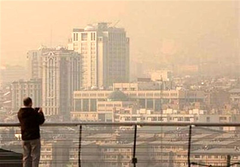 کیفیت هوای تهران در وضعیت قرمز