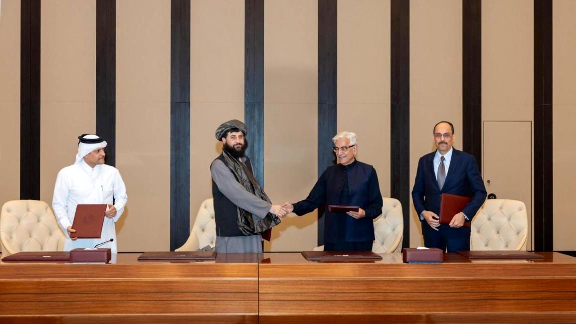 توافق آتشبس پاکستان و افغانستان با میانجیگری قطر
