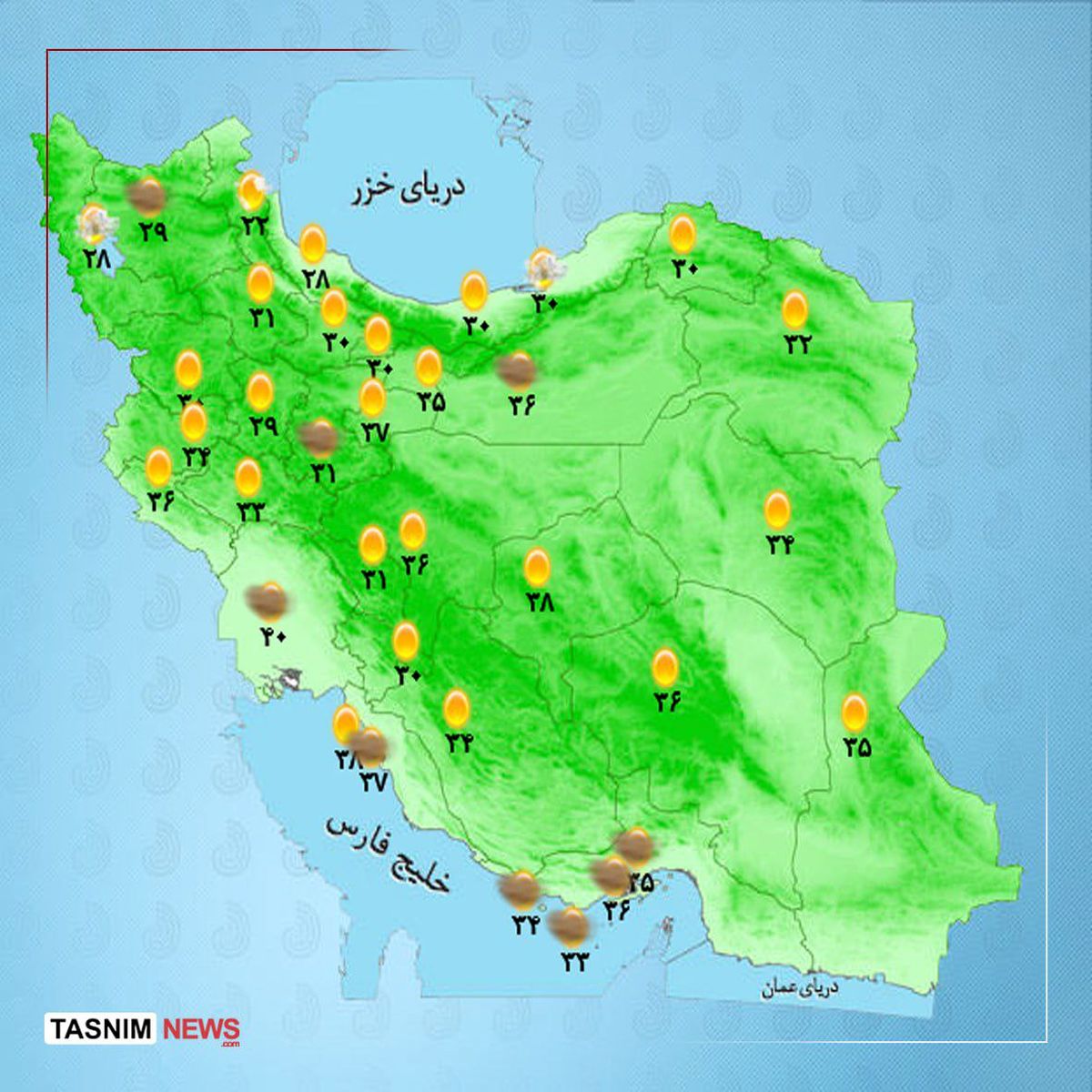 ورود گردوخاک از عراق به نوار غربی کشور