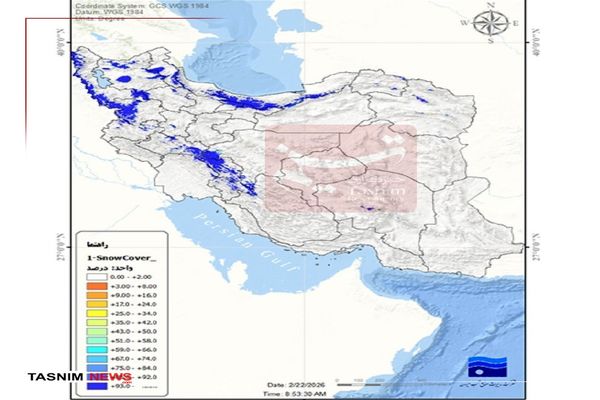 کاهش ۷۰درصدی پوشش برفی ایران