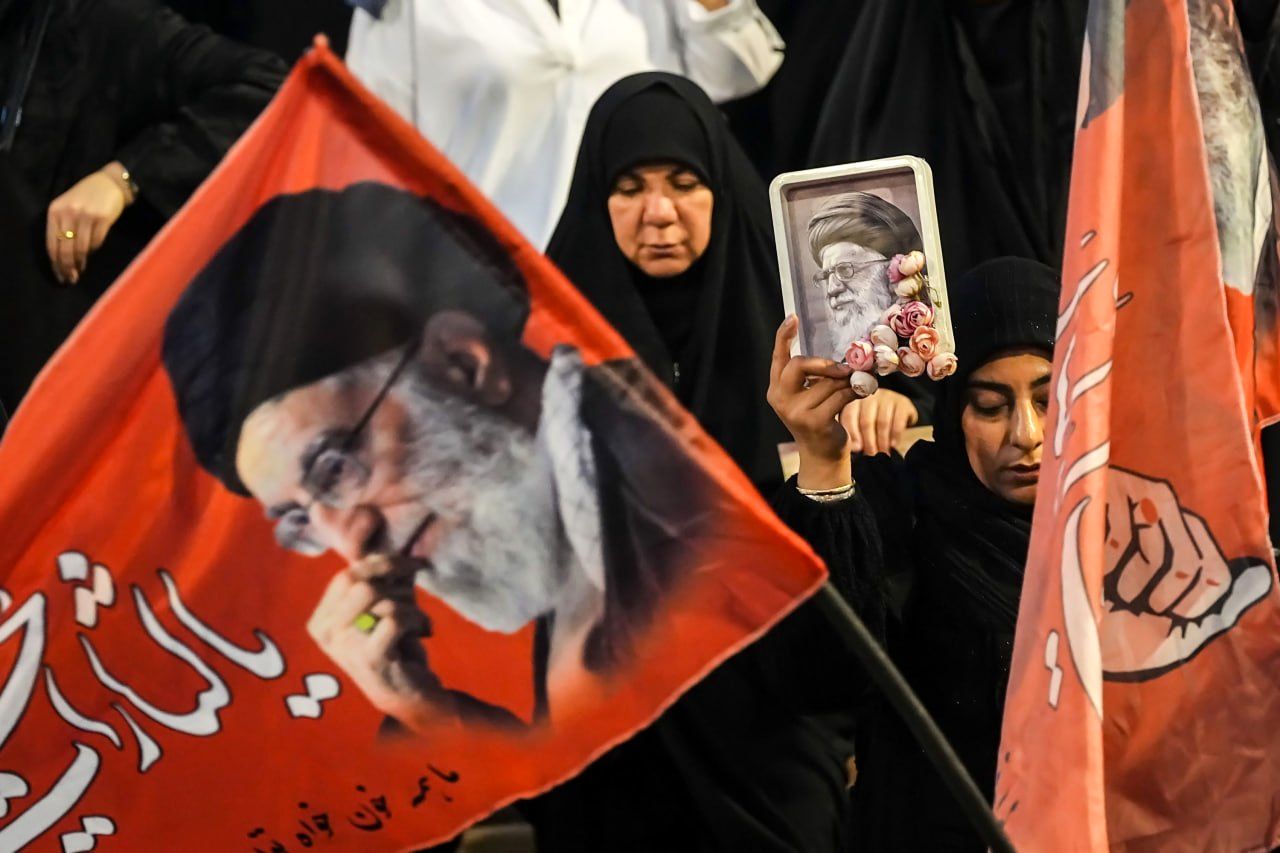 حضور نیروهای حزب‌الله عراق در مراسم تشییع قائد شهید
