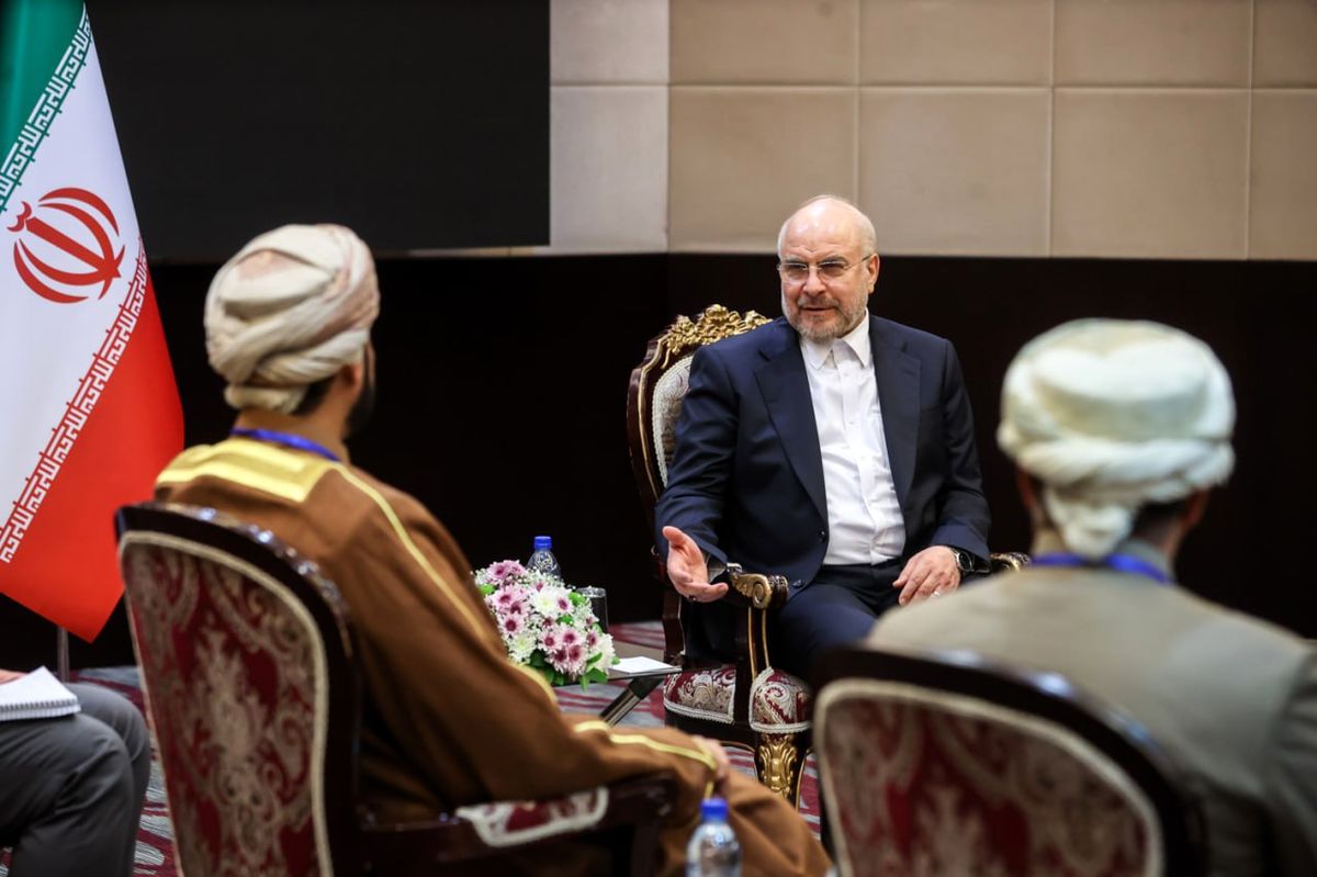 قالیباف: آمریکا مدیریت جنگ علیه فلسطین را بر عهده دارد/ نایبرئیس مجلس عمان: طبق قانون مجلس عمان، هرگونه عادیسازی روابط با رژیم صهیونیستی غیرقانونی است