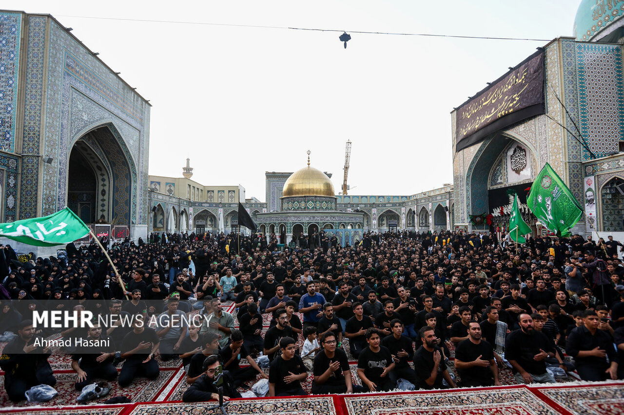 تصاویر: اجتماع هیئت‌های نوجوان «ابناء الرضا (ع)» در حرم رضوی