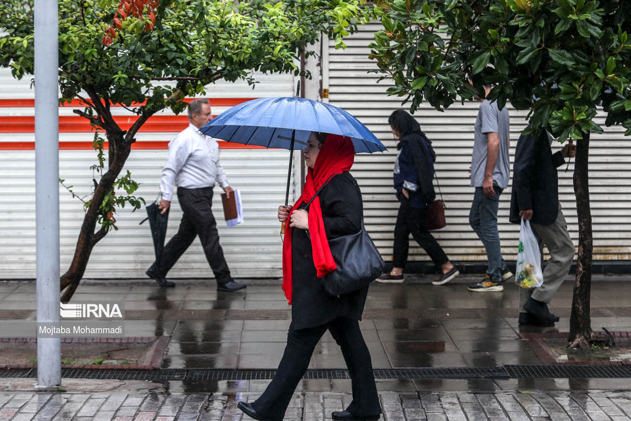 نقشه هوای استان ها امروز 5 مهر | رگبار باران در ۹ استان