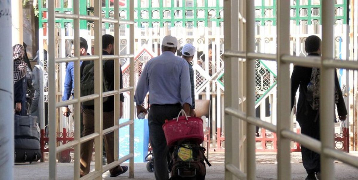 شلوغی مرز مهران و خلوتی مرز تمرچین؛ هم‌اکنون