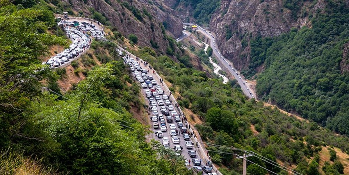 ترافیک سنگین در مسیرهای خروجی شمال
