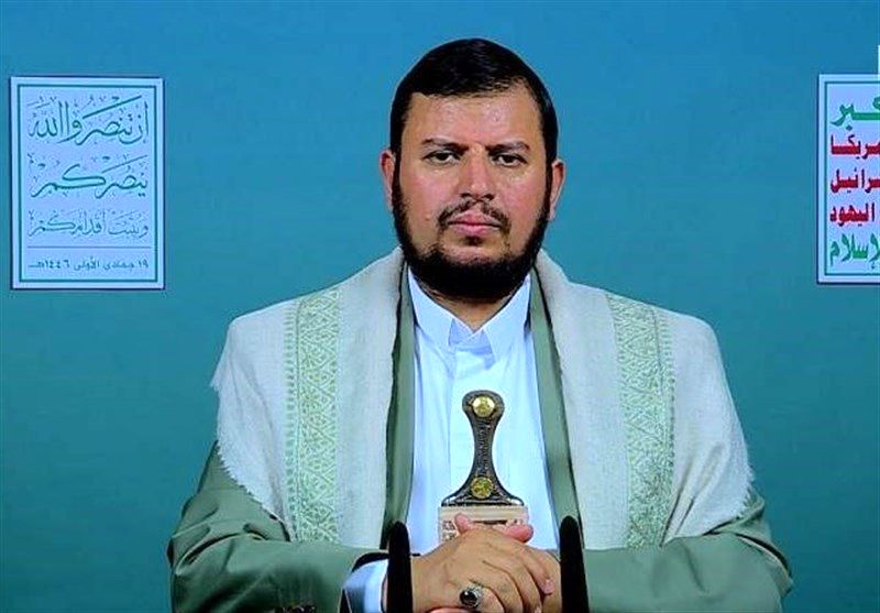 تاکید الحوثی بر ادامه حمایت یمن از فلسطین و تقابل با آمریکا