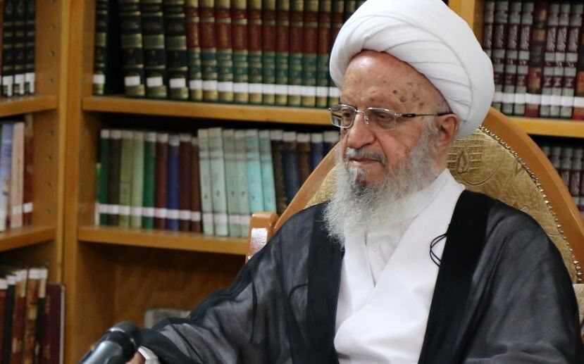 آیت الله مکارم: ملت ایران پشت سر رهبری ایستاده است