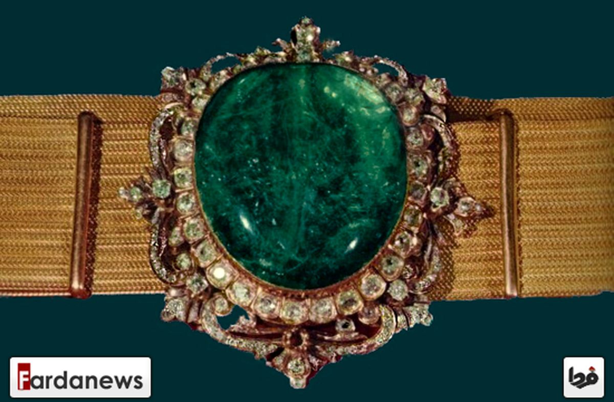 عکس/کمربند زرین ناصرالدین شاه