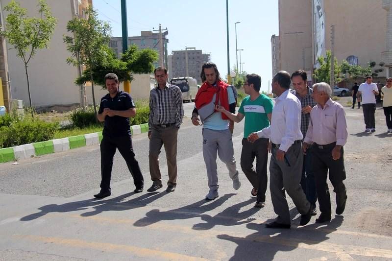 نخستین تمرین علی کریمی با تراکتور/تصاویر