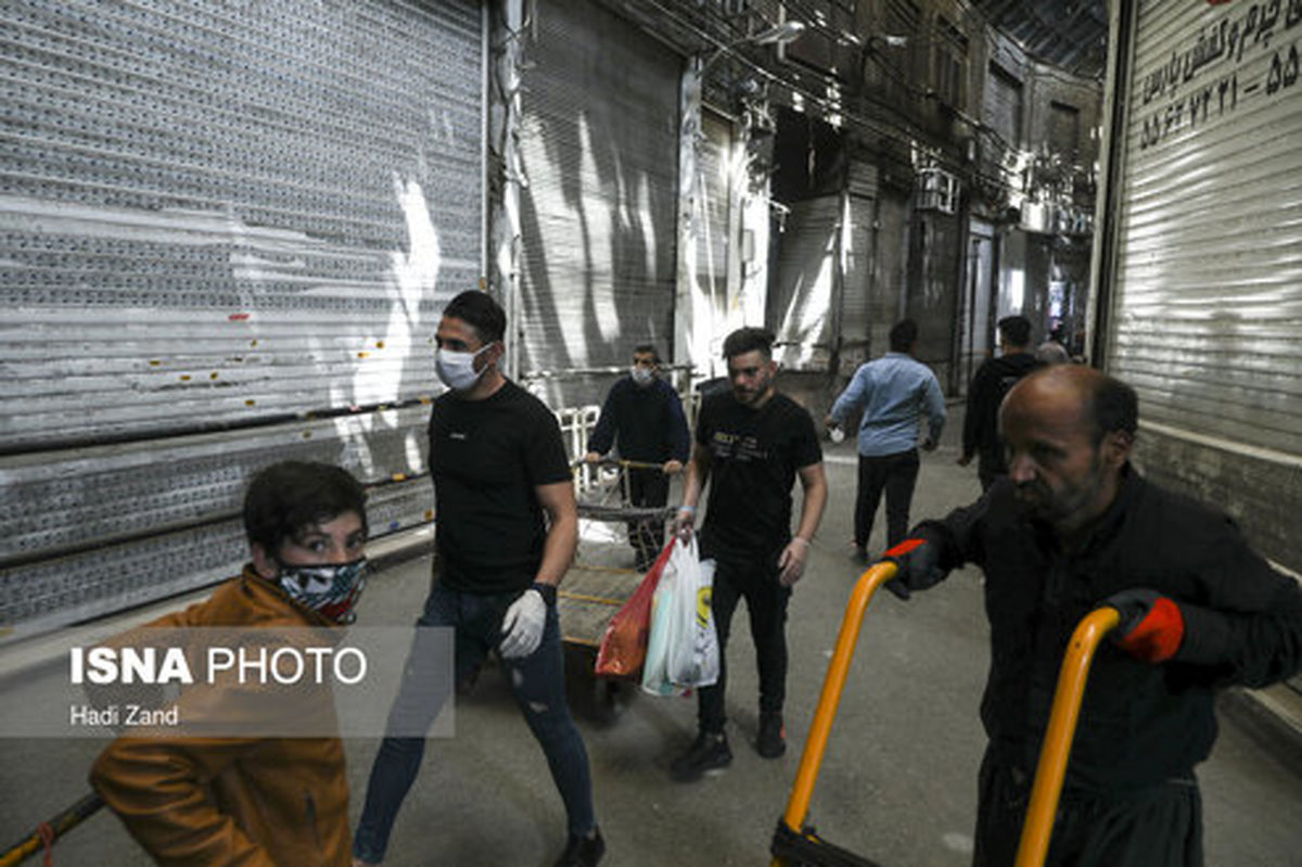 تصاویر: بازار تهران آخرین روزهای قرنطینه را پشت سر می‌گذارد