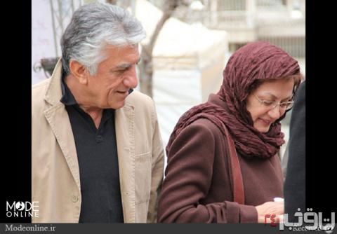 رضا کیانیان و همسرش +عکس