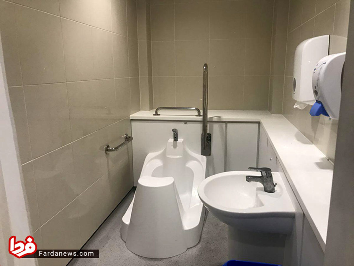 عکس: وضوخانه فرودگاه استانستد لندن