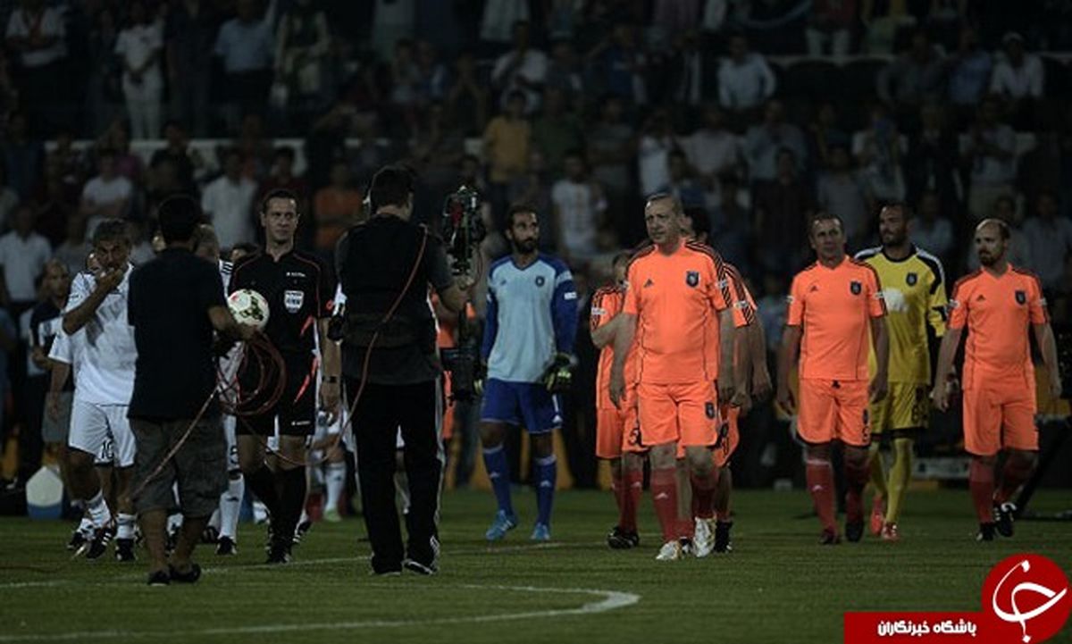 فوتبال بازی کردن اردوغان! +تصاویر