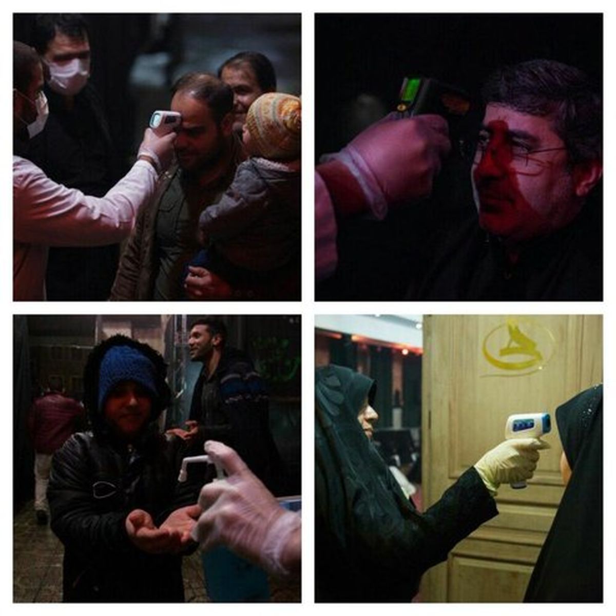 تست کرونا در مراسم عزاداری شهادت امام هادی(ع) +عکس