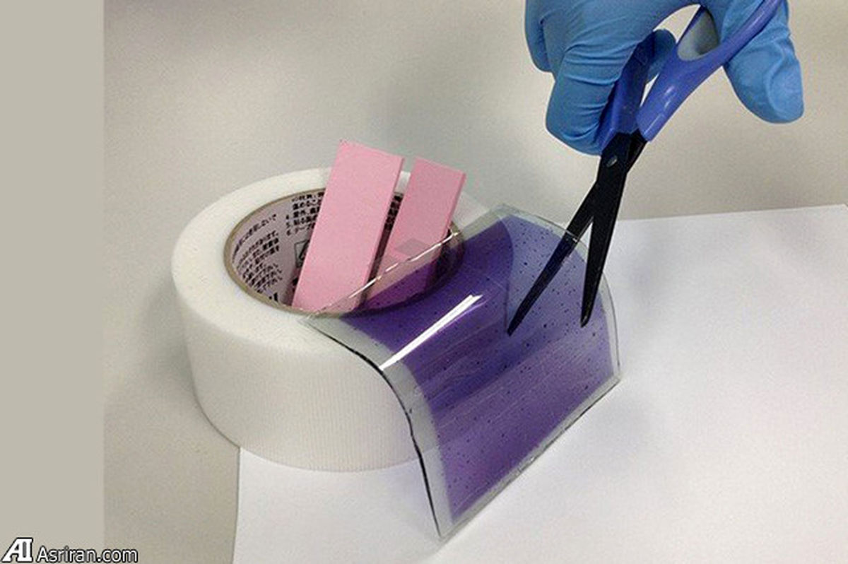 این نمایشگر را می توانید با قیچی برش دهید! +عکس