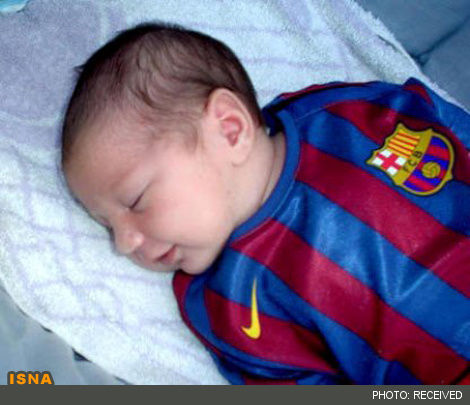 پیراهن بارسا برتن‌پسردوروزه مسی/عکس