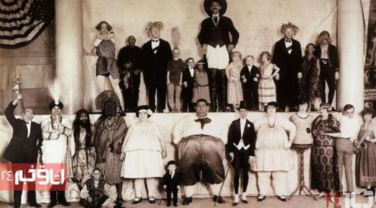 عکس: بازیگران عجیب الخلقه چند سیرک در آمریکا