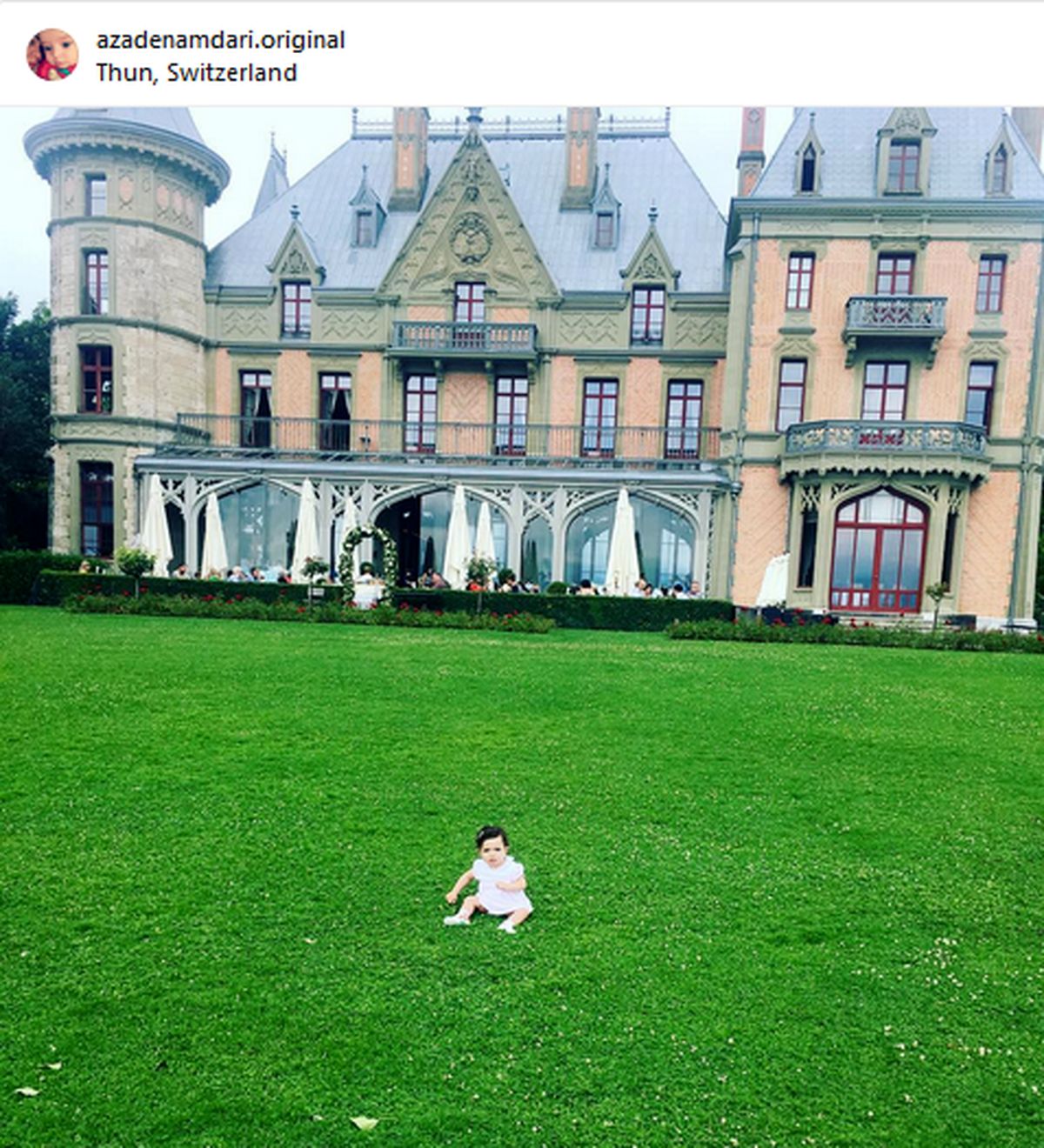 عکس: دختر آزاده نامداری در ایتالیا