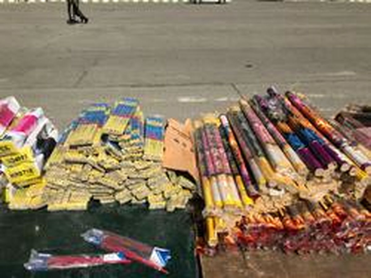 پاتک سنگین پلیس به ترقه‌فروشان پایتخت +تصاویر