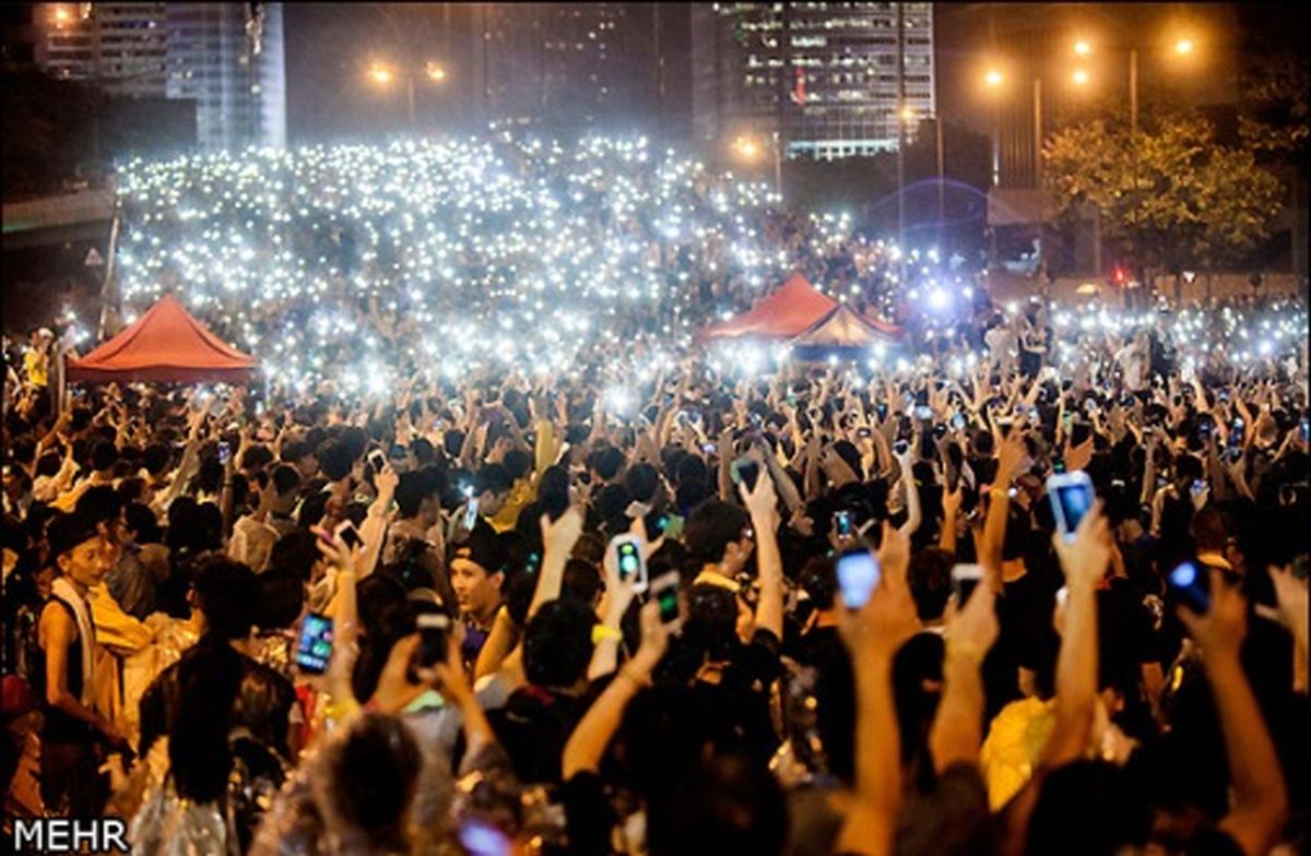 تصاویر / انقلاب چتر در هنگ کنگ‎