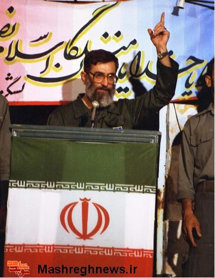 تصوير نابي از رهبر انقلاب در زمان جنگ