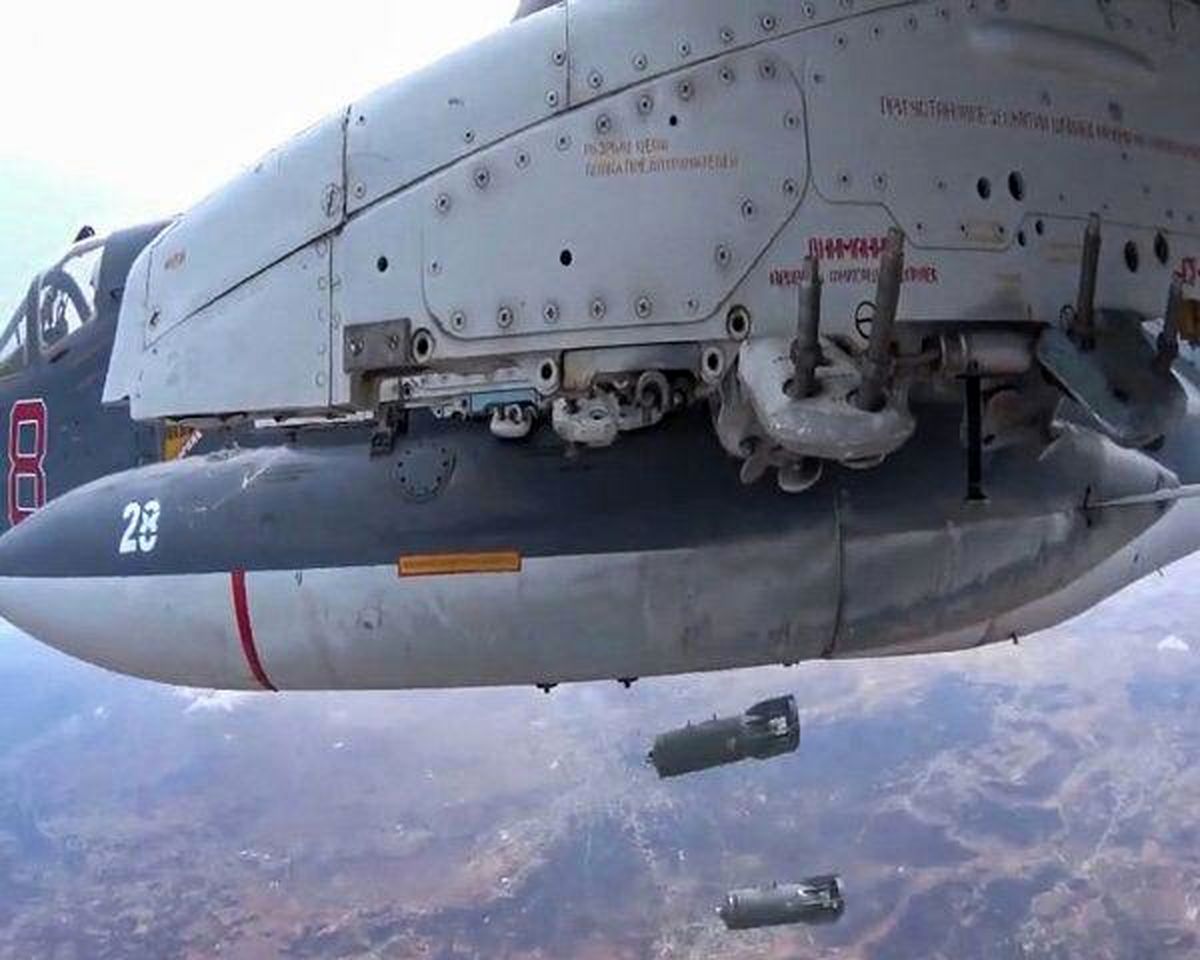 عکس: نحوه بمباران سوخو ۲۵