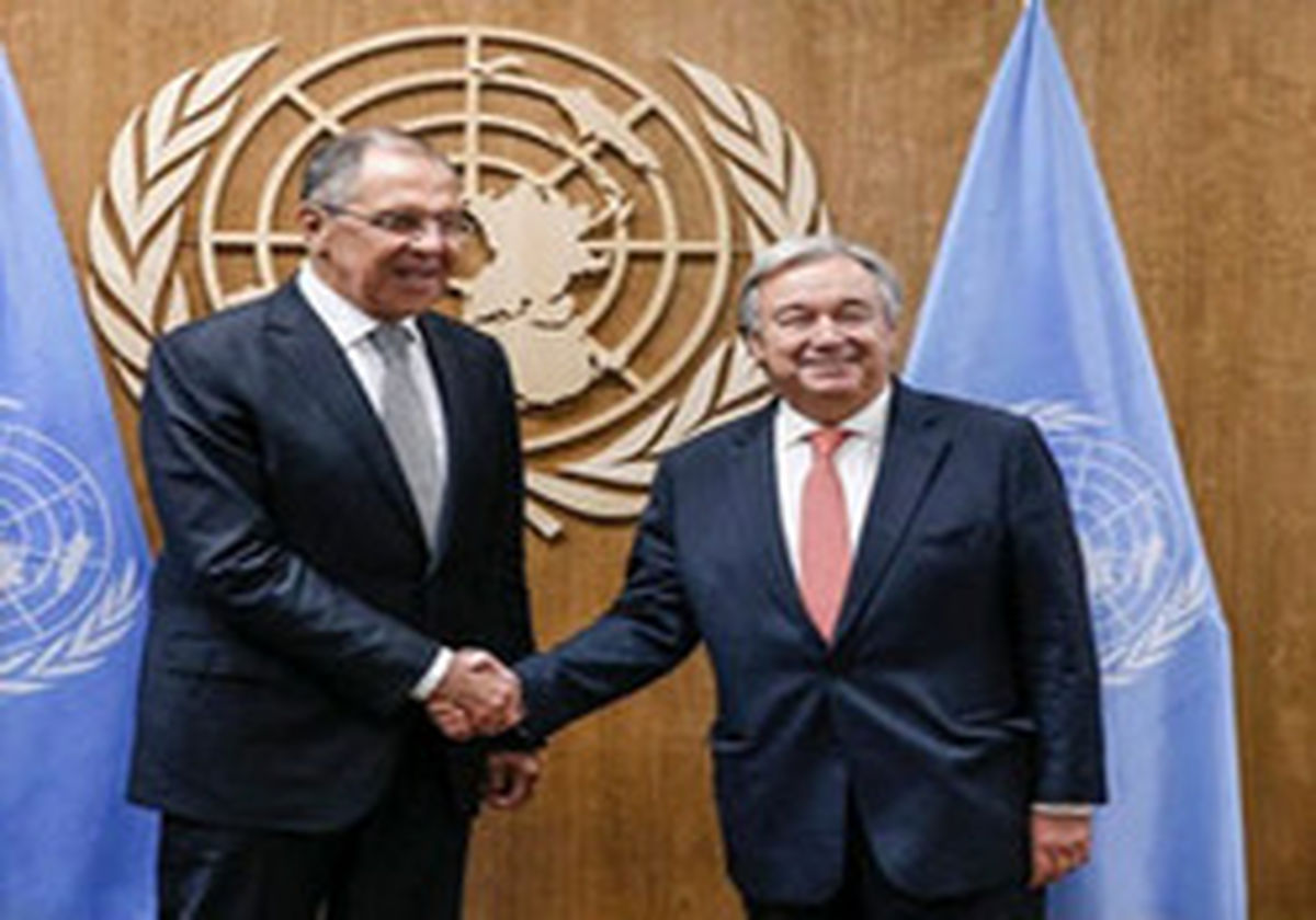 گفتگوی تلفنی لاوروف و گوترش درباره نشست سوریه