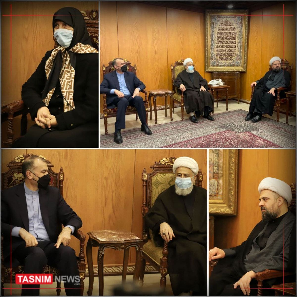 دیدار امیرعبداللهیان با خانواده امام موسی صدر +عکس